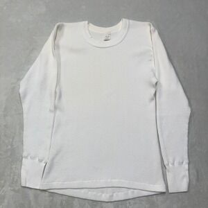 Vintage 90s Sears Thermal Shirt Mens 46 White Waffle Knit Long Sleeve Canada